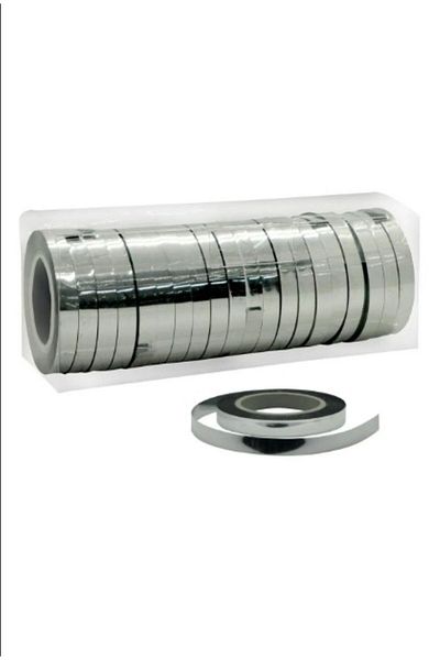 PartAntalya Shiny Metalized Silver Silver Raffia 25 Mt (Ballon Thread)
