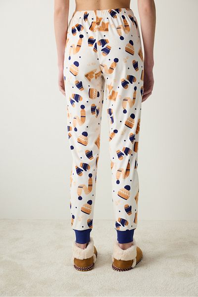 Penti Bunte Fuzzy-Hose – Winter Day Pyjama-Hose