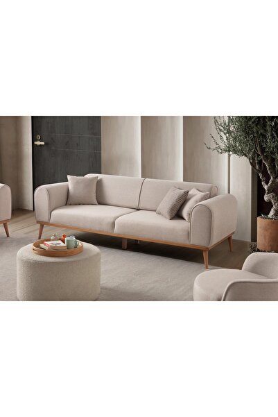 EDSY HOME Rebull 3+3+1+1  Koltuk Takımı Sütlü Kahve