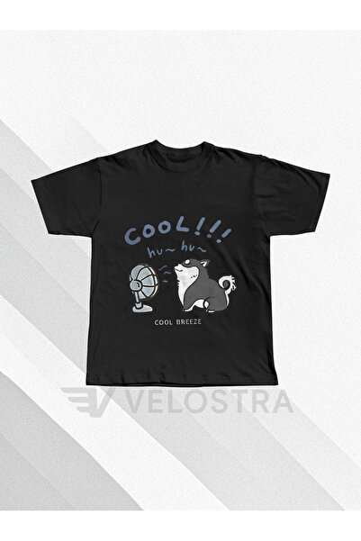 Velostra Unisex, câine drăguț cu imprimeu , bumbac moale , supradimensionat t...