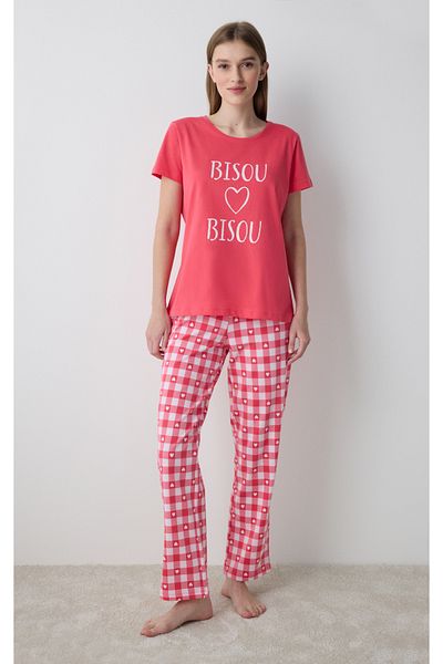 Penti Bisou Hosen-Pyjama-Set – Penti Loves Paris-Kollektion