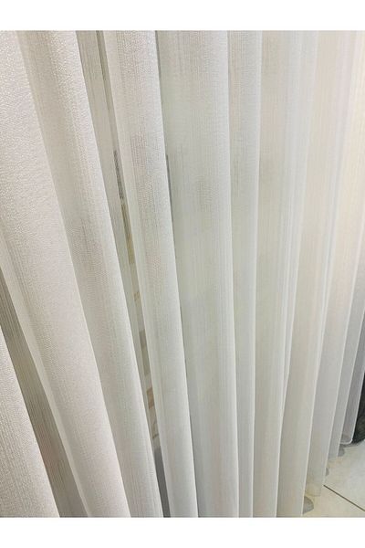 sevcih Luxury Diamond Tulle - No Love, Standard Pleated (1/2.5) Striped Curtain, Compatible with All Rooms