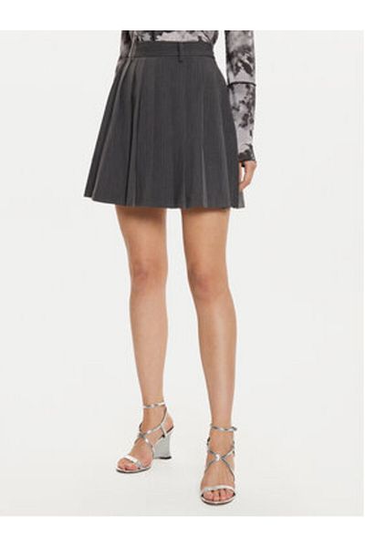 Karen by Simonsen Women's Pleated Skirt 10105153 Gray