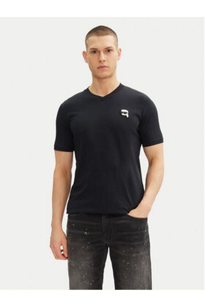 Karl Lagerfeld Tricou bărbătesc 755021 552224 Albastru marin