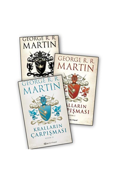 Epsilon Yayınevi Taht Oyunları - Kralların Çarpışması 1 - 2 Game of Thrones G...