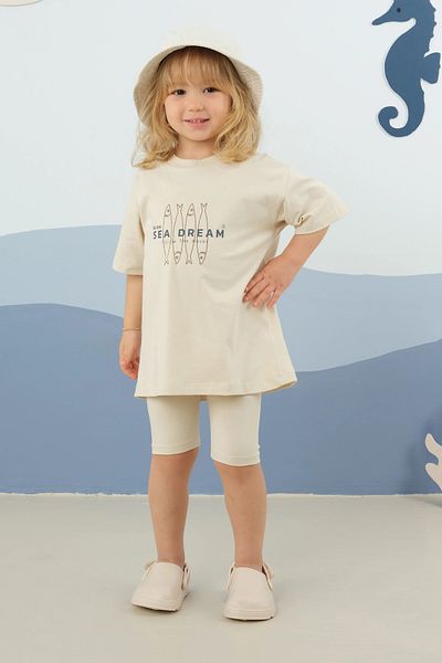 Mioma Kids Basic Suit Bone with Short Leggings