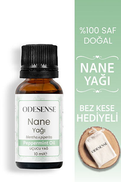 ODESENSE Tıbbi Nane Yağı 10 ml %100 Doğal Ve Saf Içerik (MENTHAE PİPERİTAE) B...