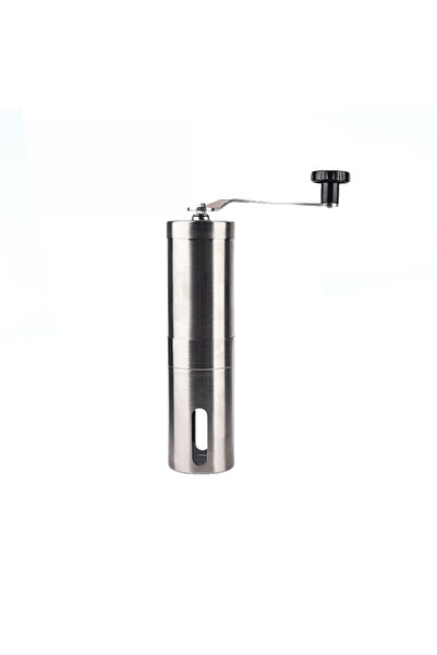 KARAKER مطحنة قهوة يدوية ستانلس ستيل 304 بحجم صغير مع ضبط نعومة الطحن لجميع الحبوب