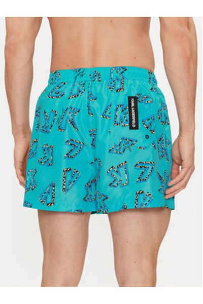 Karl Lagerfeld karl lagerfeld Men's Beach Shorts 241M2212 Blue