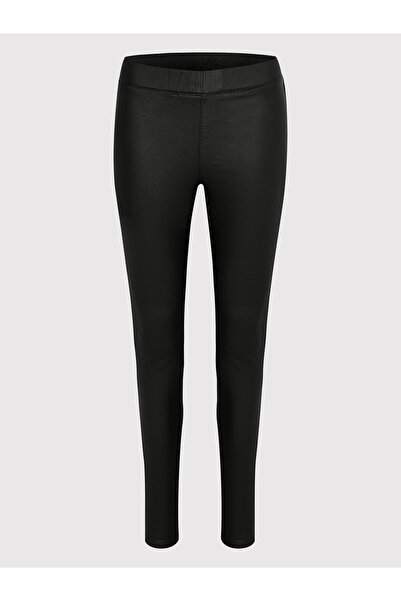 Kaffe Pantaloni din piele ecologică pentru femei 10501626 Negri