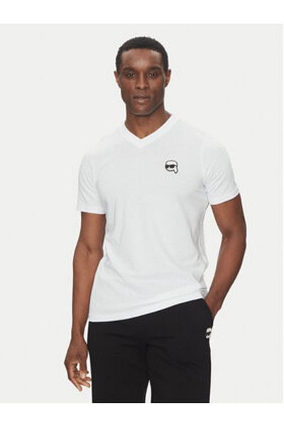 Karl Lagerfeld Tricou bărbătesc 755021 552224 Alb