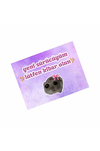 hediyenebak Yeni Sürücüyüm Lütfen Kibar Olun Özel Tasarımlı Araba Araç Magnet...
