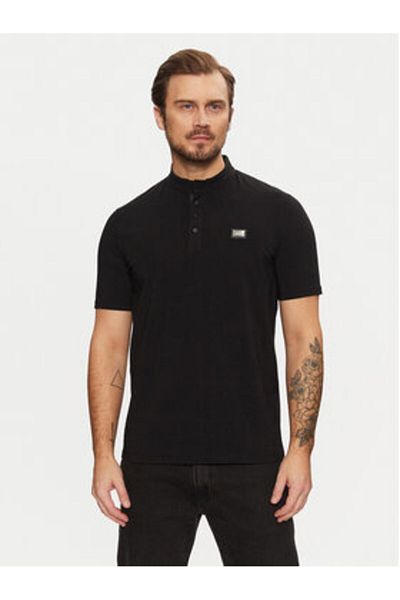 Karl Lagerfeld Men's Polo 745089 551221 Black