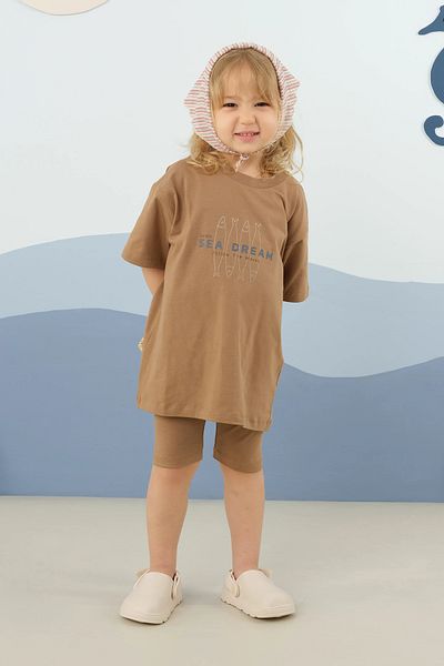 Mioma Kids Basic Set Latte with Short Leggings