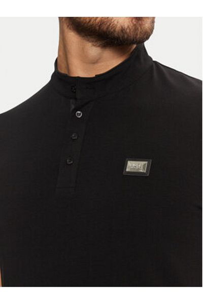 Karl Lagerfeld Men's Polo 745089 551221 Black