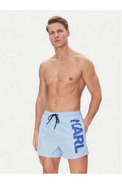Karl Lagerfeld Pantaloni scurți de baie pentru bărbați A1M46013 albaștri