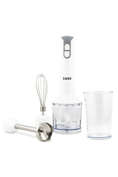 Zass Hand blender Zass ZHB 07 with accessories 600 W, 2 speeds, Chopper with 300ml plastic bowl