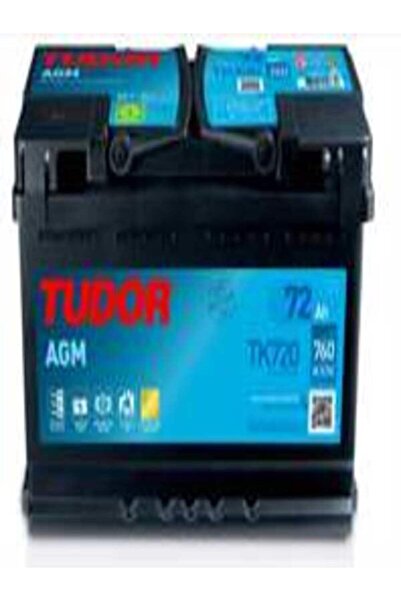 TUDOR AKÜ 12V 72 AH 760A START STOP AGM L03 (278x175x190)