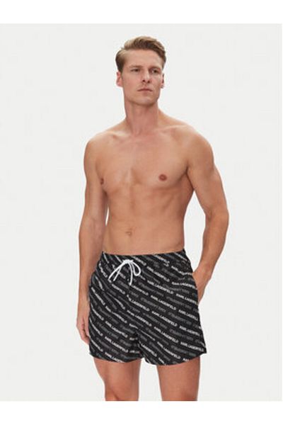 Karl Lagerfeld Men's Swim Shorts A2M46063 Black