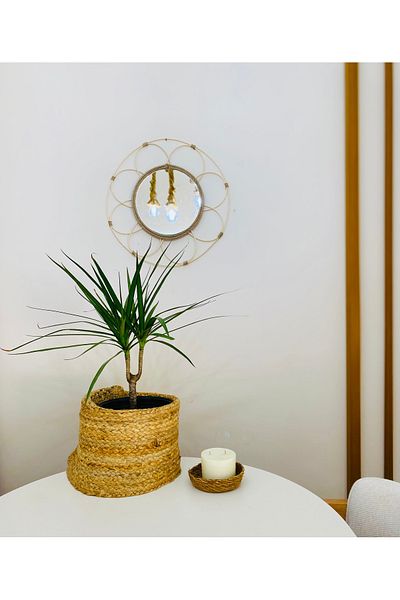 kattuna Productrattan Bamboo Daisy Mirror