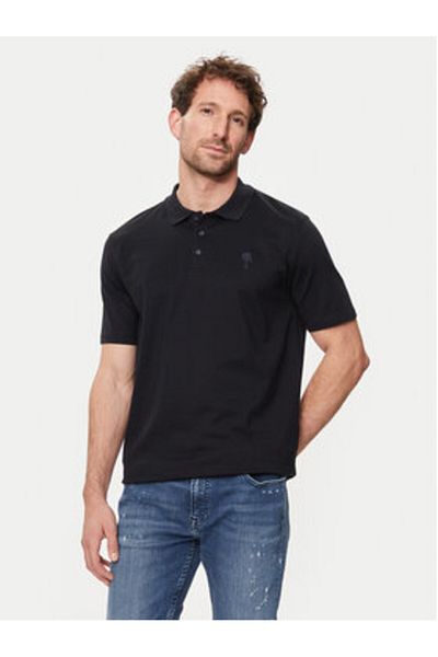 Karl Lagerfeld Polo bărbătesc 745028 542232 Albastru marin