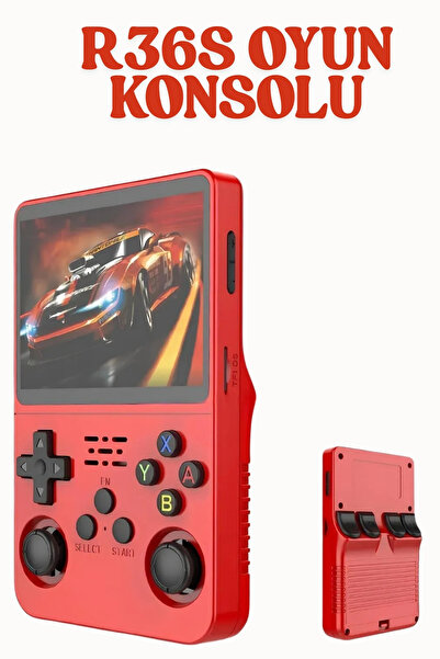 BGGTech R36S El Konsolu 64 GB Hafıza | 10.000 Klasik Oyun | HD IPS Ekran