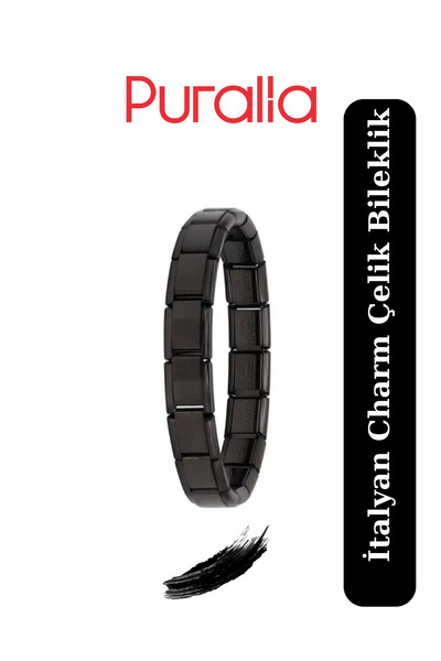 Puralia Italian Charm Steel Bracelet - Without Writing