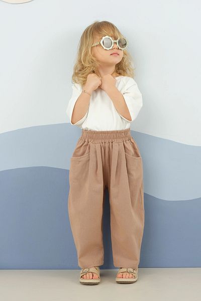 Mioma Kids Pants Salmon with Pockets