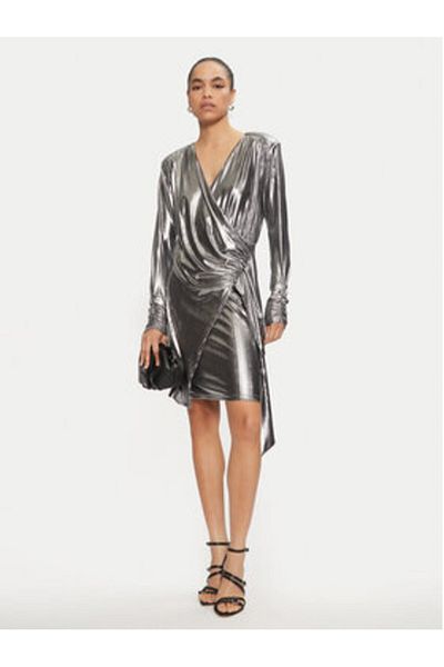 Karen by Simonsen Rochie de cocktail pentru femei 10105117 argintie