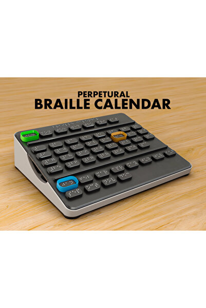 KEMX Masa Takvimi - Görme Engeli Olanlara Özel Tasarım