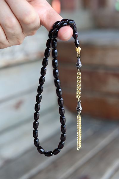 ARURTAKI Men's Gift 33 Fire Amber Prayer Beads