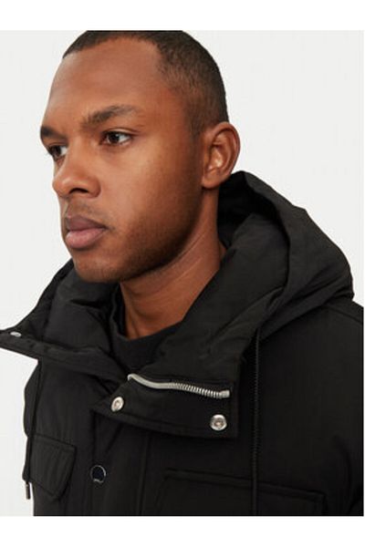 Karl Lagerfeld Men's Parka 455003-544515 Black