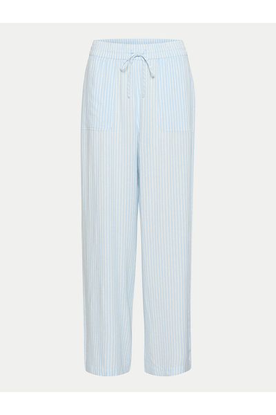 Kaffe Pantaloni din material textil pentru femei 10508314 Albastru deschis