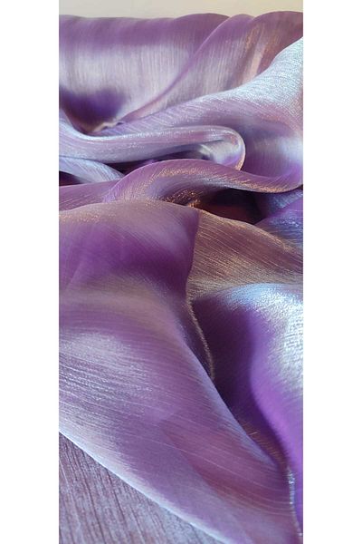River Fabrics Janjanlı Yoryo Fabric Lavender
