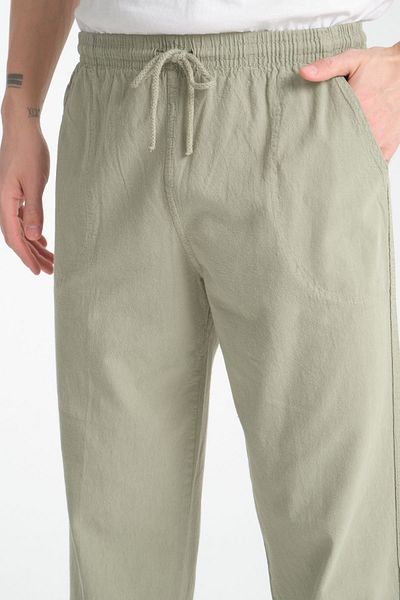Moda Evim Relaxed Fit Men's Summer Trousers Green
