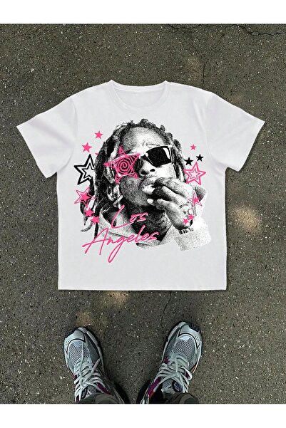 Bengi Clothing Tricou imprimat cu mânecă scurtă cu croială supradimensionată