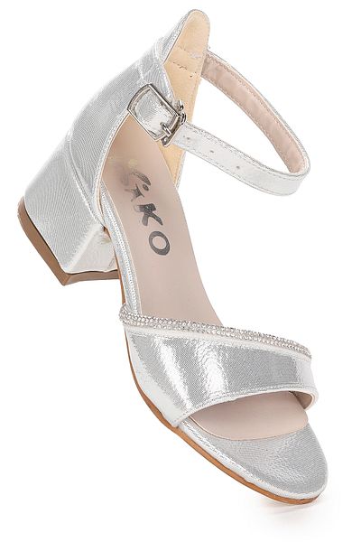Kiko Kids Pantofi sandale cu toc de 4 cm pentru fete Elos Vakko Daily