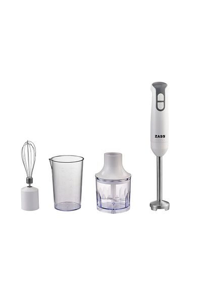 Zass Hand blender Zass ZHB 07 with accessories 600 W, 2 speeds, Chopper with 300ml plastic bowl