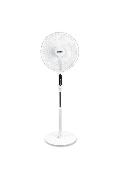 Zass Zftr 04 Pedestal Fan With Remote Control, 55w, Temporizator, Display Led, 3 Fan Mode, Remote