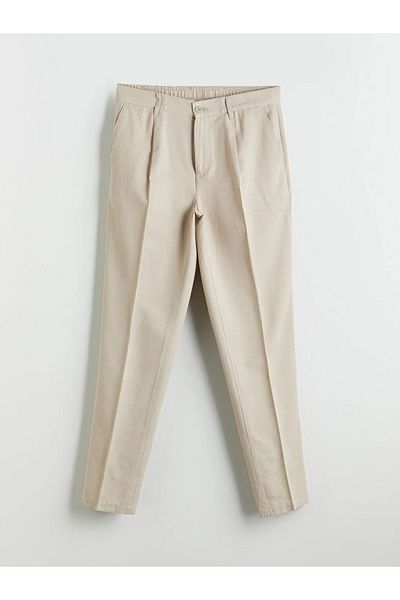 LC Waikiki Lcw Vision Beige Standard Mold Gabardine Men's Pants