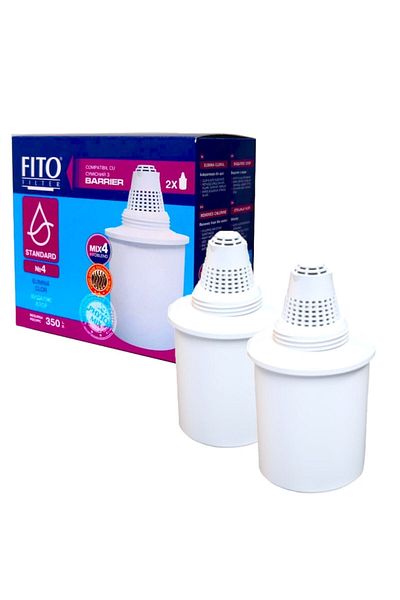 Barrier Set 2 x Filtru apa compatibil cani filtrante Barrier, tip Standard, cu carbon activ si filtrare pana