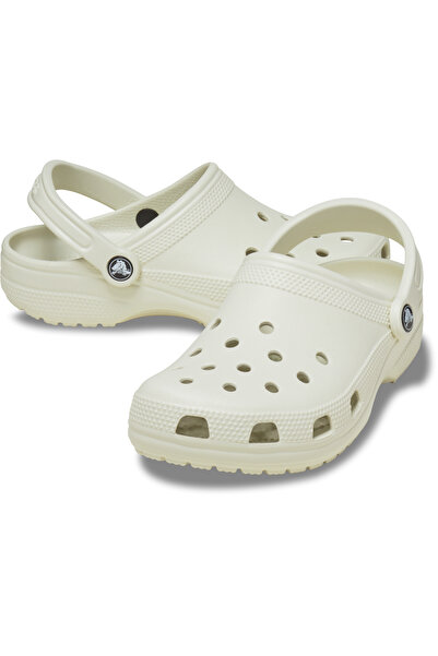 Crocs Classic Unisex White Slippers - 10001