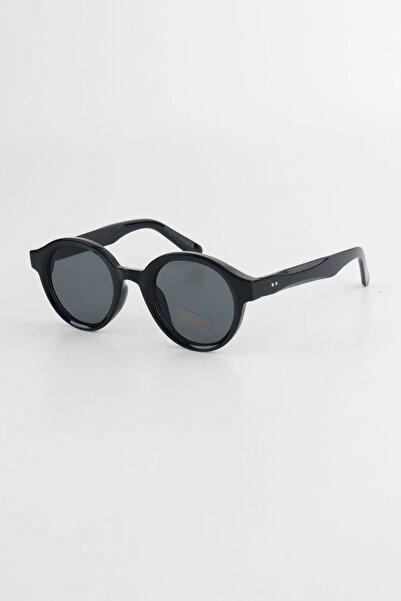 Kapin نظارة شمسية على شكل عظمة بيضاوية - أسود