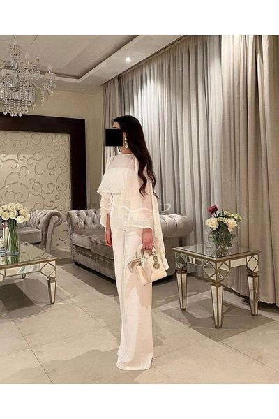 ALANOOD FASHION Luxury white two-piece jumpsuit
