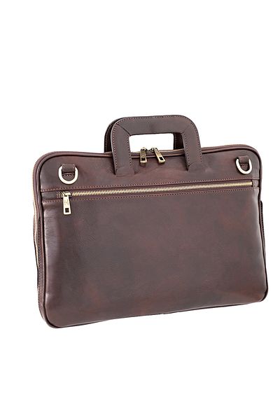 UTIL LAND FASHION Genuine vachetta leather briefcase, S161