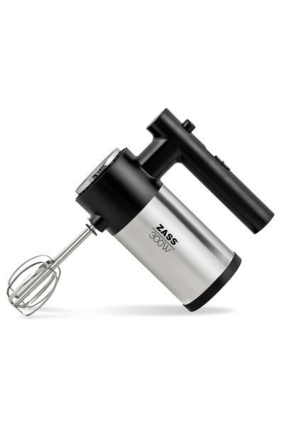 Zass Hand mixer Zass ZHM 08 BLACK, 300W, 5 speeds and turbo function, Low speed start function