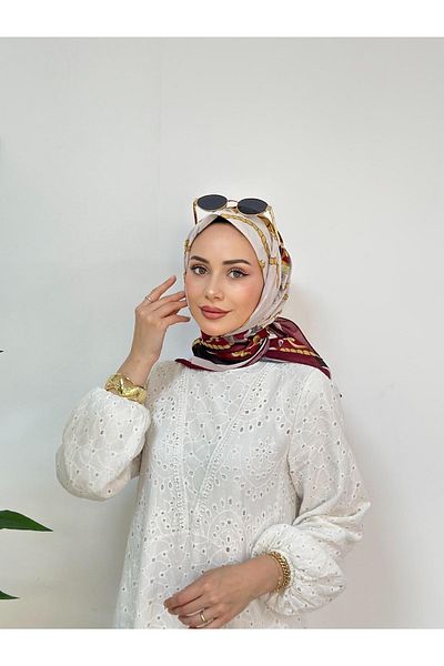 Pull Scarfs Rigel Pattern Scarf - Red