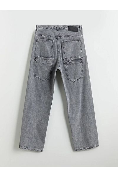 LC Waikiki Lcw Jeans Gray Baggy Fit Men's Jeans