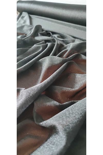 River Fabrics Glitter Tulle Black