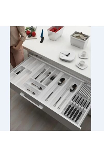 Adilon Sertar alb - Suport pentru tacâmuri și cuțite, 94x48cm, poate fi tăiat...